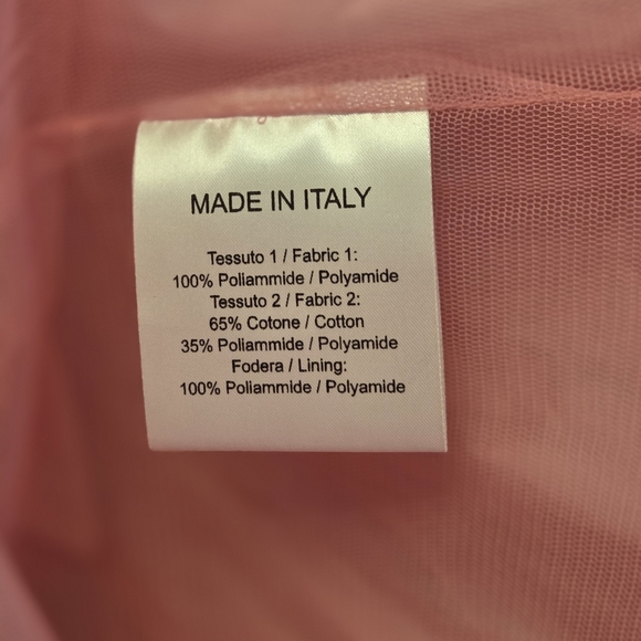 RENAISSANCE Sakura tulle & cotton Ruched Dress with Puff Skirt,Pink Adorable NWT - Picture 10 of 15